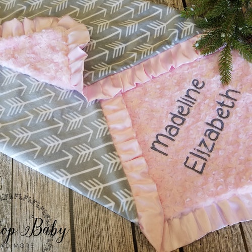 Flamingo Baby Blanketflamingos Making a Splashbaby Girlbaby Etsy