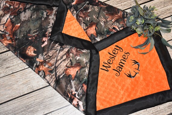 Camo minky blanket hotsell