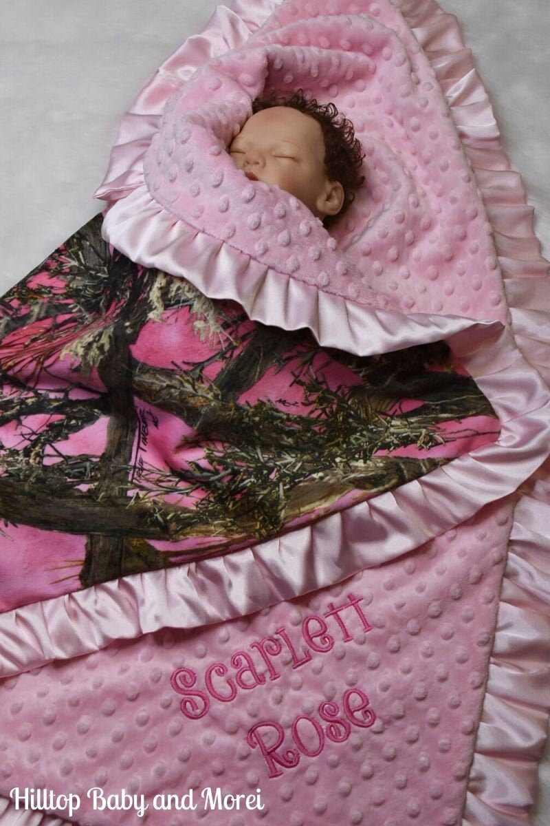 camo baby blanket