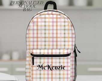 Custom kids backpack with name school bag for back to school personalized book bag children backpack for preschool birthday gift for kids