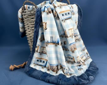 Baby Boy Blanket Design