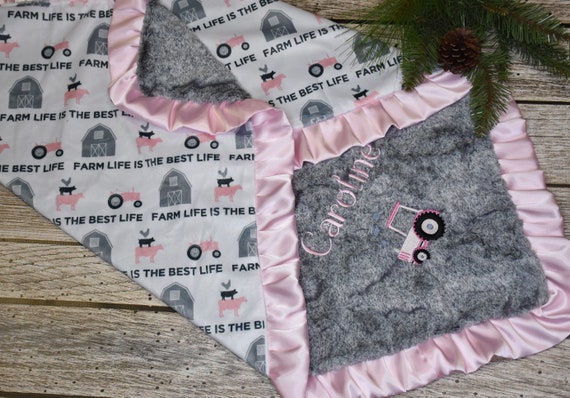personalized minky blankets