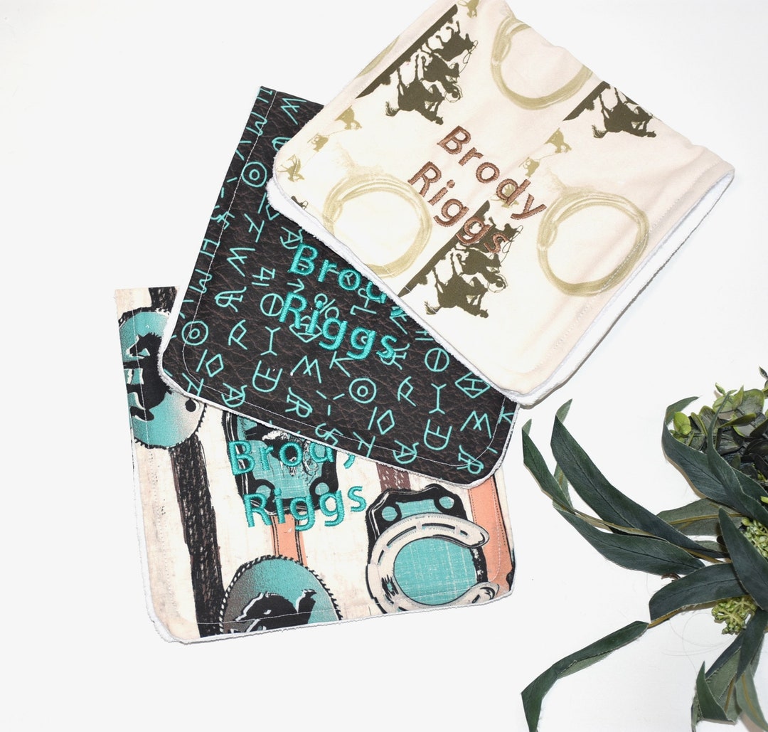 Personalized Baby Gifts Western Baby Gift Baby Boy Burp Etsy