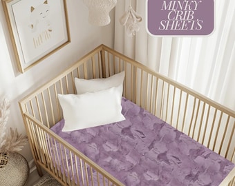 Baby Crib Bedding Soft Blanket Nursery Room Purple Design Infant Cover Pack Play Cotton Sheet Newborn Gift Mom Present Nursery Crib Cover
