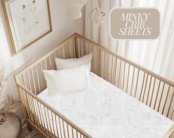 Baby Crib Sheet minky neutral Newborn Room Decor Set Infant Bedding Natural Design Baby Gift Shower Present Nursery Set minky crib sheet