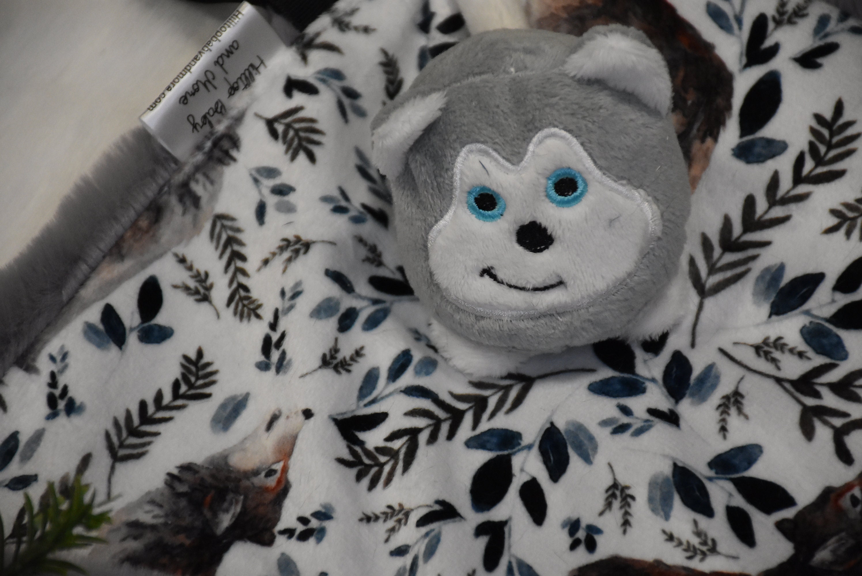 Download Wolf Lovey Baby Boy Blanket Navy Gray And Brown Minky Blanket For Baby Boy Blankie Baby Boy Tribal Fox Baby Shower Gift Wolf Baby Gift