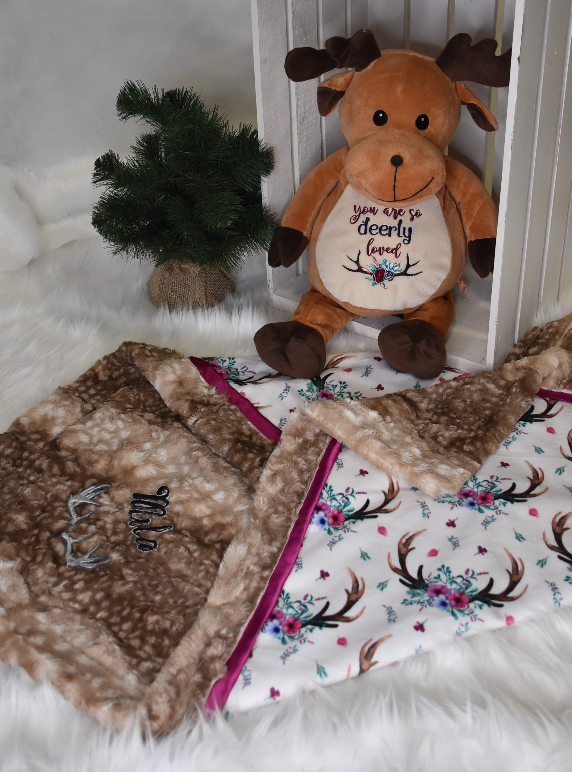 fawn minky blanket