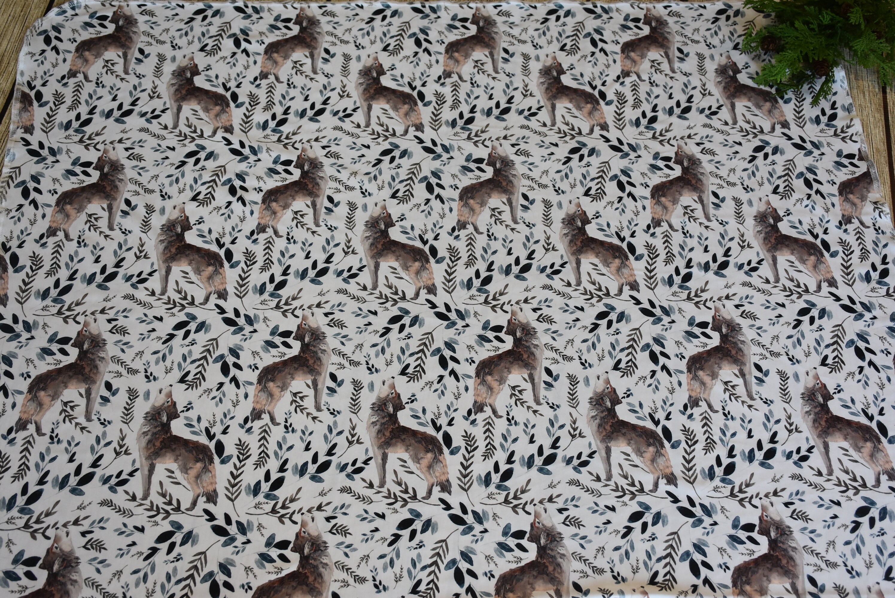 Knit Swaddle Blanketwolf Baby Boy Swaddle Blanketwolf Baby Etsy