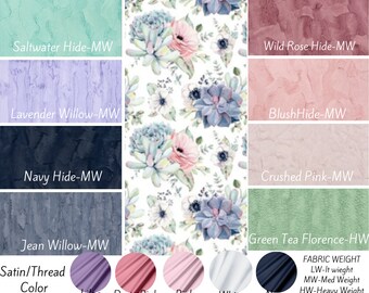 Succulent Boho Personalized Baby blanket Lilac Floral Baby Girl Gift boho cactus nursery soft baby blanket succulent baby shower gifts