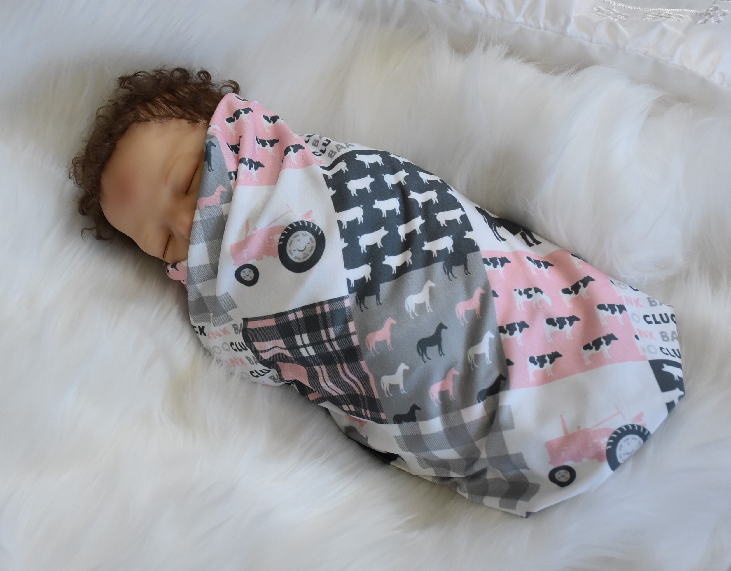 jersey knit swaddle