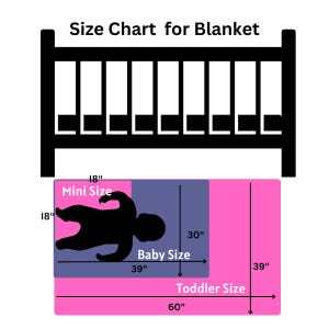 Minky Blanket Baby Gift for Nursery Bedding Set Custom Watercolor Floral Girl Shower Lavender Satin Trim Ruffle Edge Comfort Blankie Infant image 11