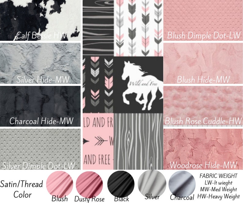 Pink Western Personalized Blanketcowgirl Blanket Western Etsy