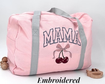 Hospital Bag for Nursing Mom Workout Tote Travel Large Duffel gym Bag Pink Hospital Ready Baby Gift Shower Favor Maternity Bag Mama Gift