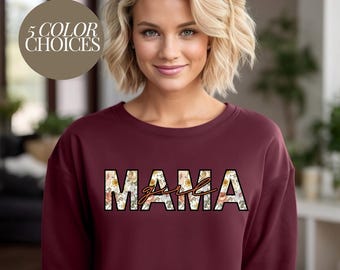 Mom to Be Gift Floral Pregnancy Loungewear Soft Cotton Sweatshirt New Mom Baby Shower Present Maternity Clothes Expectant Mother Gift