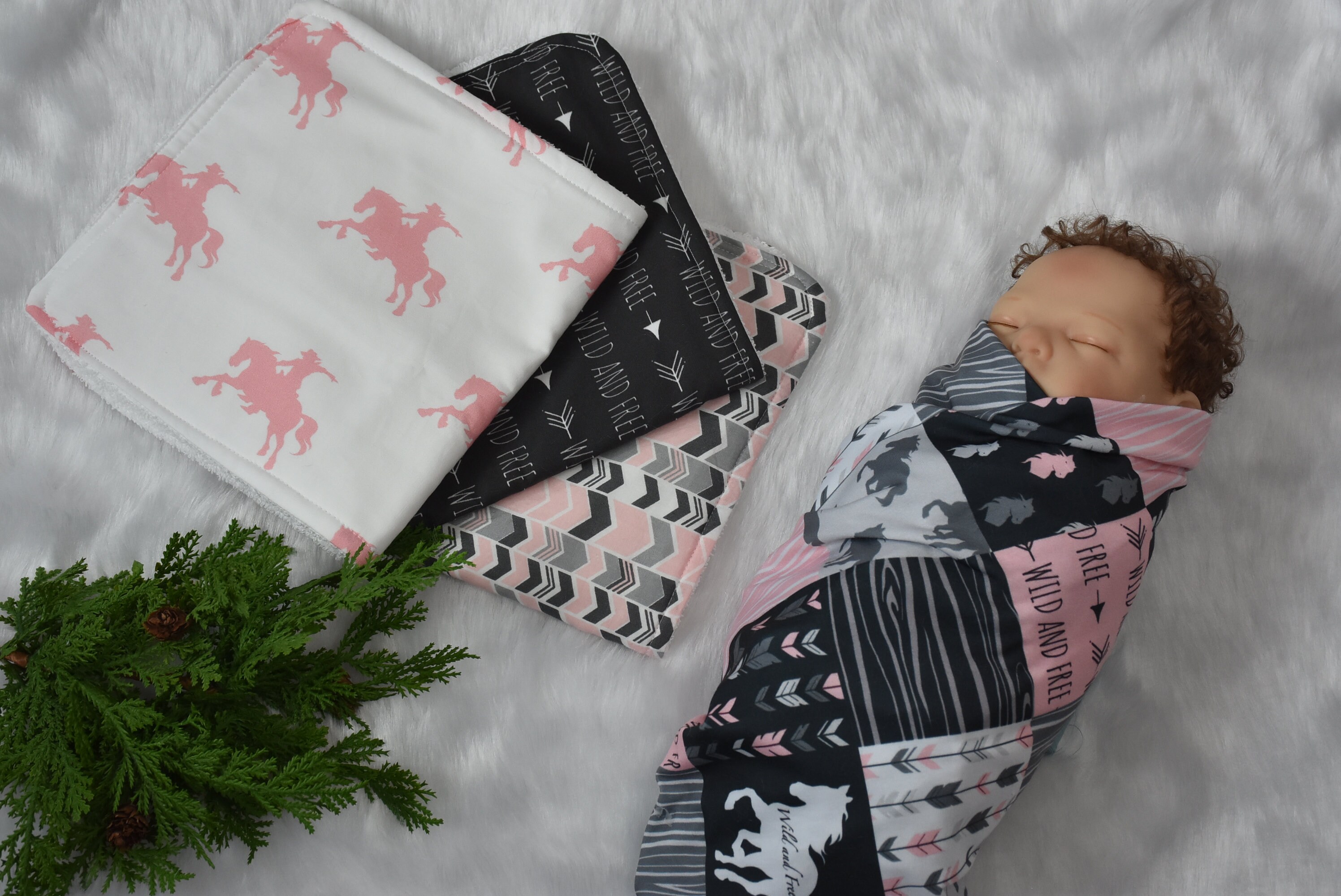 western swaddle blanket