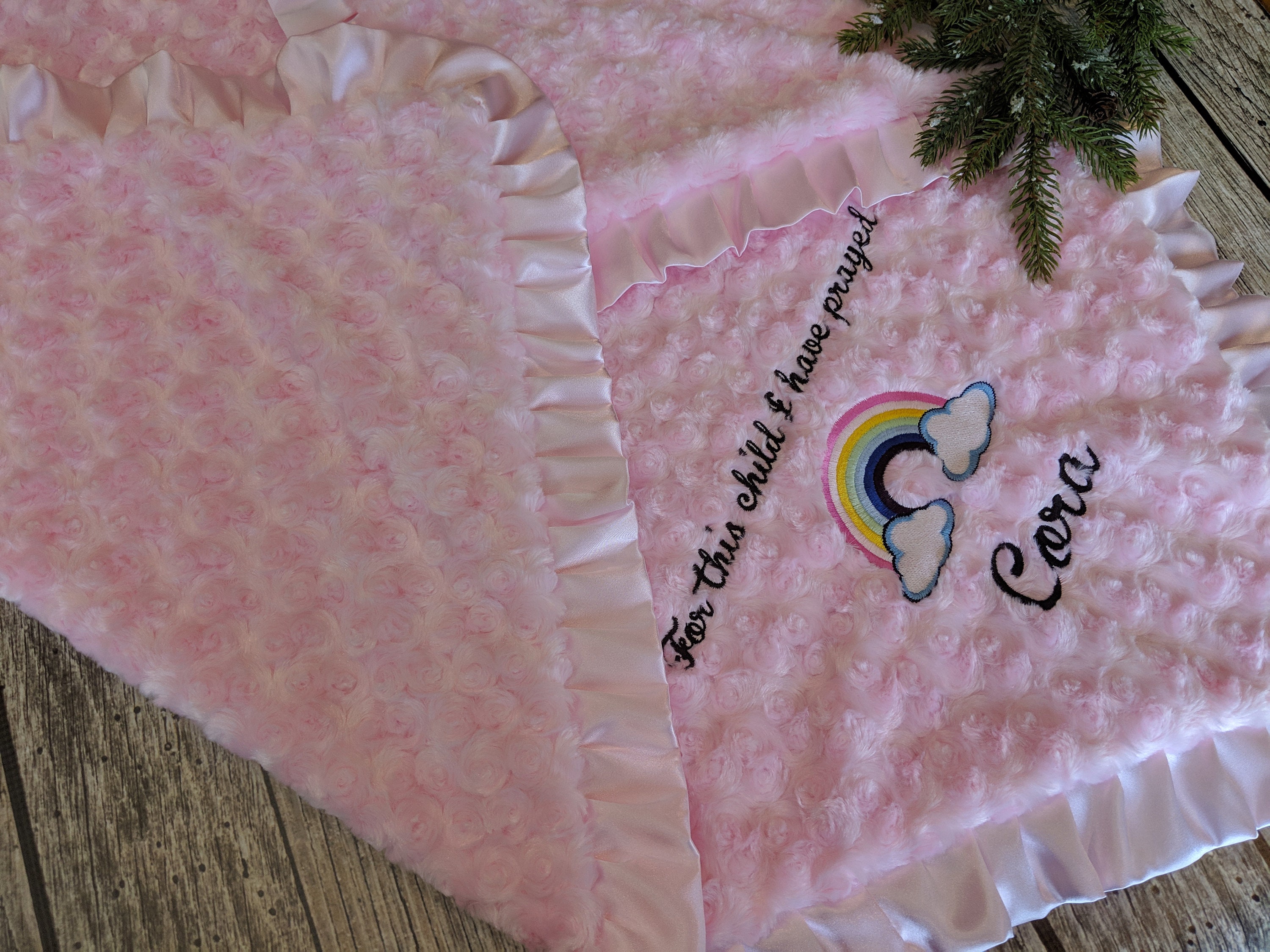 rainbow Minky Blanket Baby girl blanket rainbow blanket Girl baby Shower gift Baby girl shower gift Minky blanket Rainbow Baby blanket