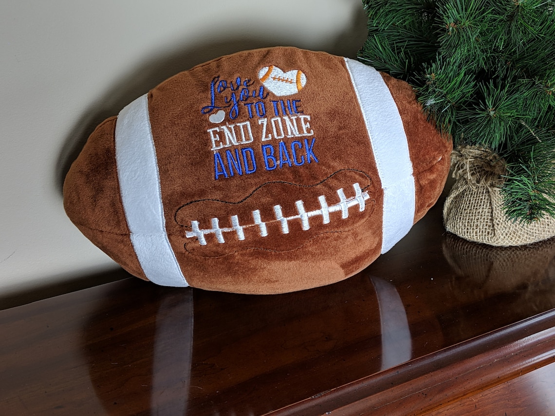 Stuffed Football pillow personalized ball gift birth Etsy