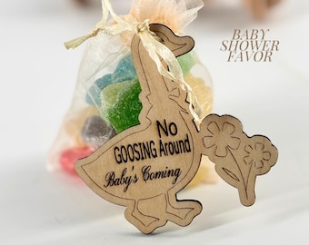 Goose Baby Shower Sweet bag favor custom thank you gift for girl boy welcome baby gift bag bulk party gift for gender reveal party baby gift