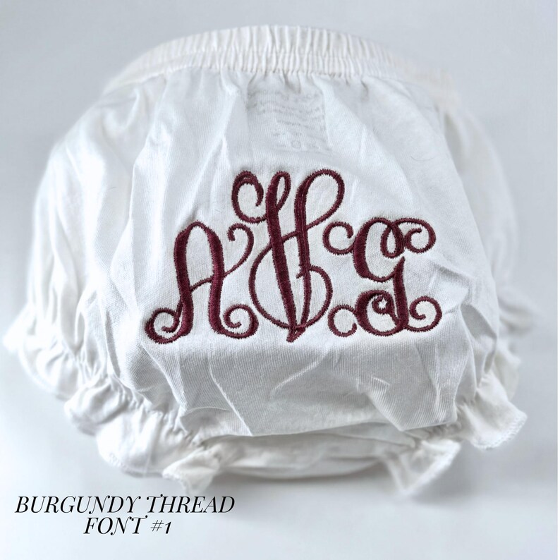 Personalized Baby Gift Custom Diaper Cover Girl Organic Cotton Infant Underwear Monogrammed Name Embroidered Bloomer Soft Breathable Newborn image 13