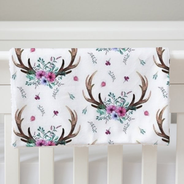 Deer Print Blanket Etsy