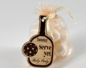 Pickleball Baby Shower favor bag favor custom thank you gift for girl boy welcome baby gift bag bulk party gift for gender reveal party gift