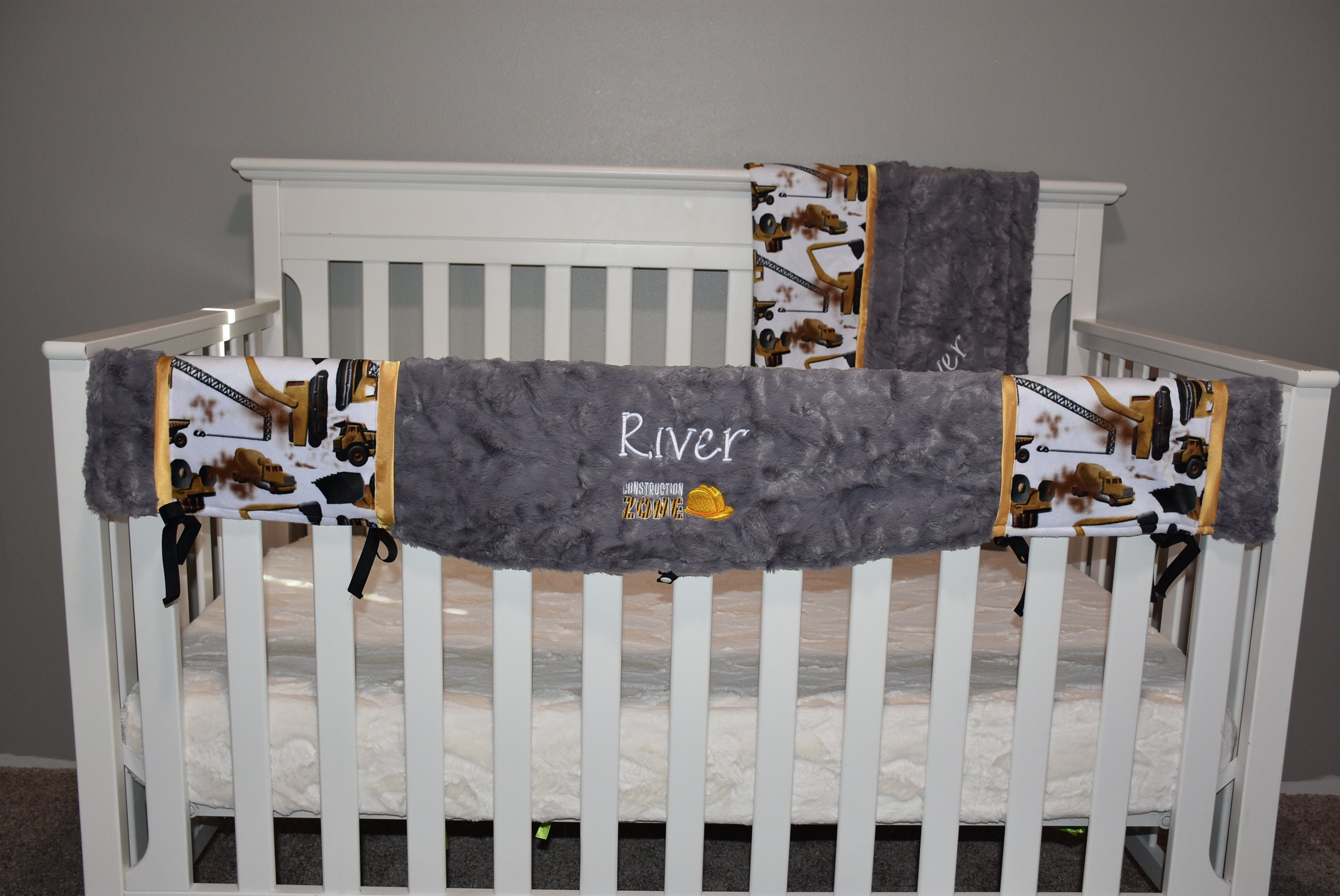 construction baby bedding