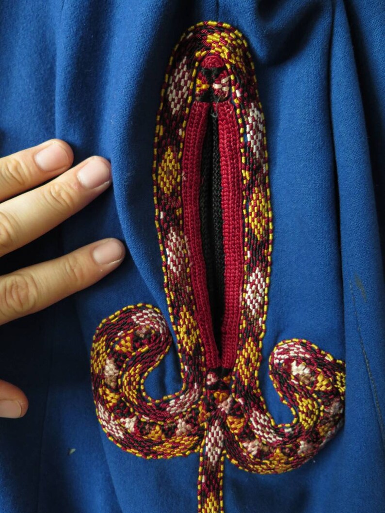 Antique Turkmen Coat /& Jacket with Silk Embroidery Free Shipping