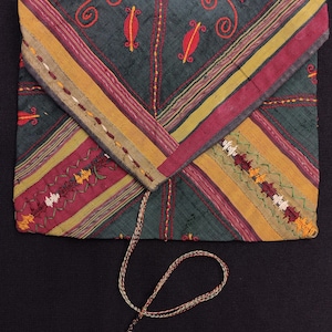 Turkmen Silk Embroidered Vanity Bag