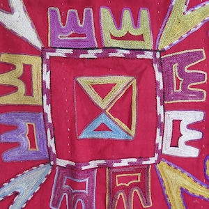 Antique Uzbekistan Lakai silk embroidered bag
