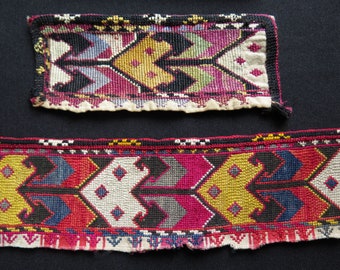 Antique Uzbekistan Lakai Silk Cross Stitch Textiles