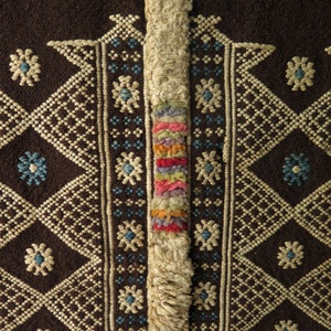 Vintage Anatolian woven wool Apron