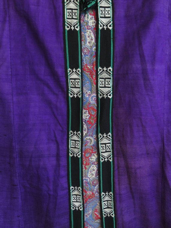 Antique Uzbek Silk Robe & Cloak - Free Shipping - image 5