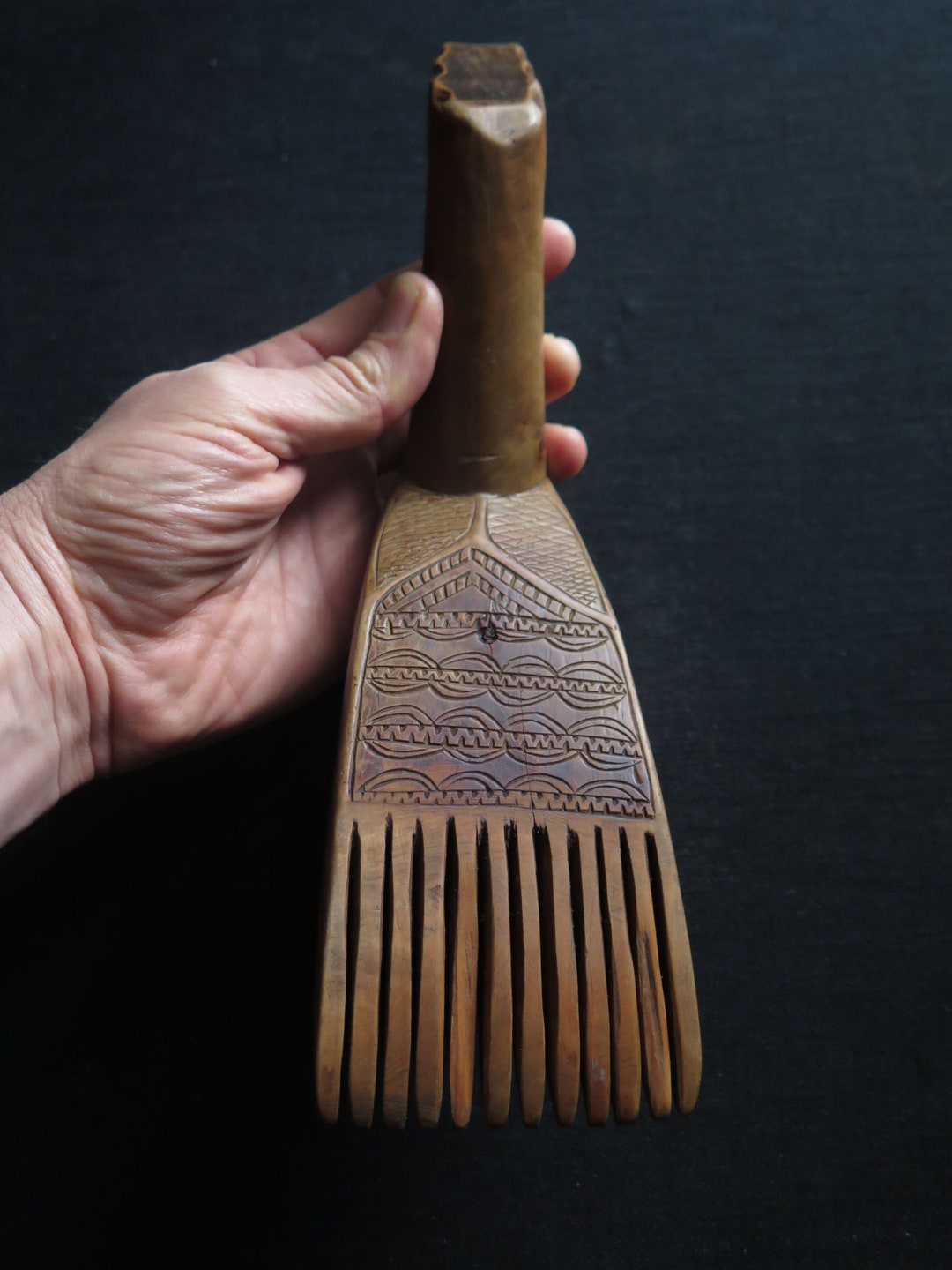 角製櫛 伝統的インドデザインIndian antique comb il_1080xN.1935451773_6oun.jpg
