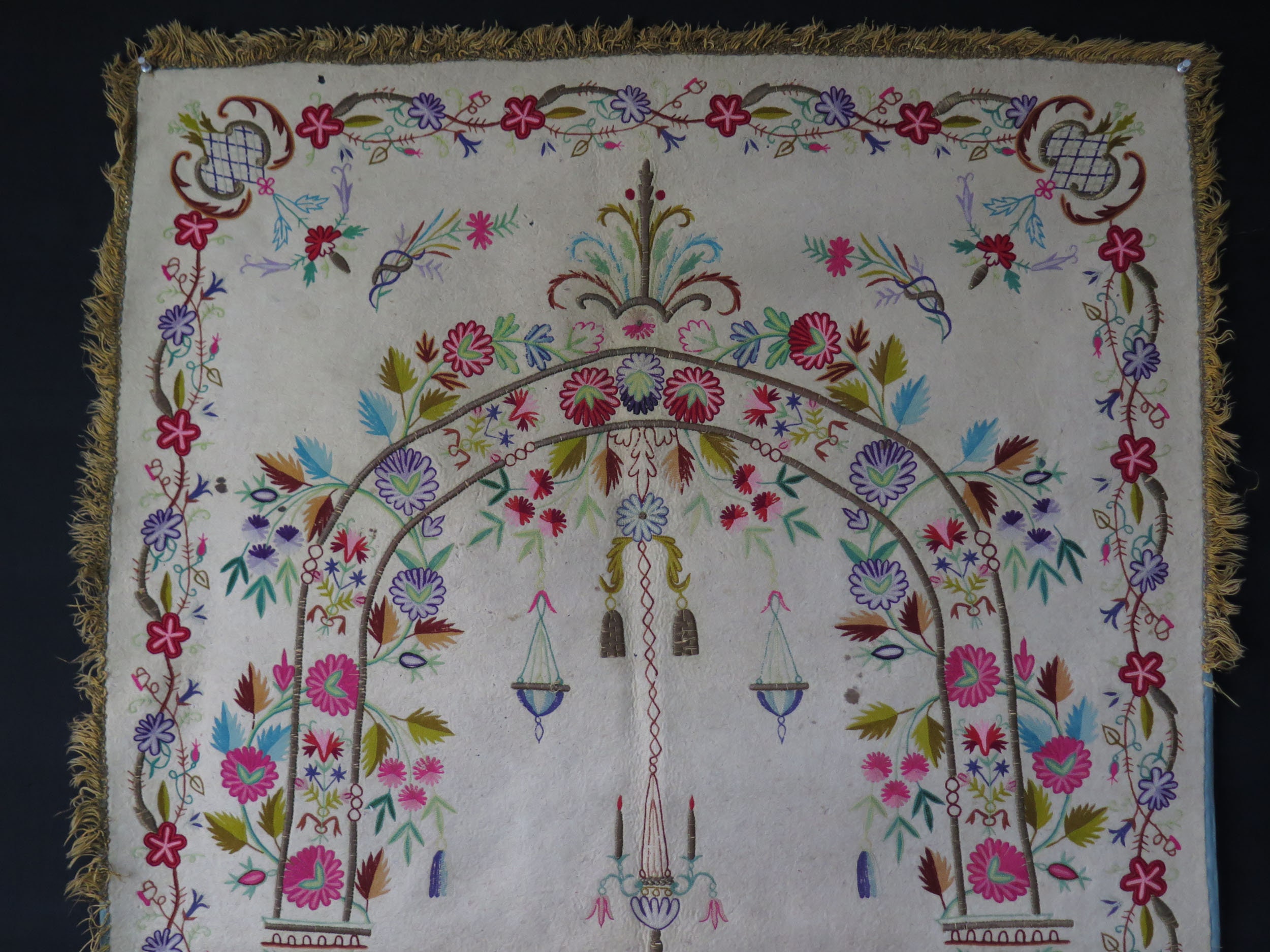 Ottoman Metallic Embroidered Praying Felt Free Shipping - Etsy