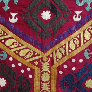 Vintage Samarkand - Uzbekistan Beshik-Push - Baby Cradle Cover