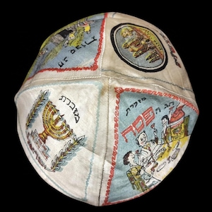 Kipá e chapéu judaicos antigos