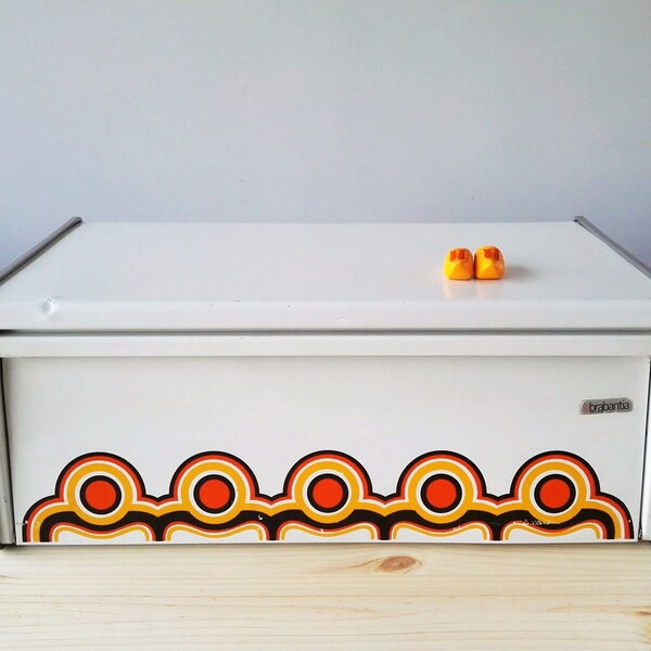 Brabantia Bread Bin Breadbox - Bayon Serie - Retro - Vintage Dutch Kitchen