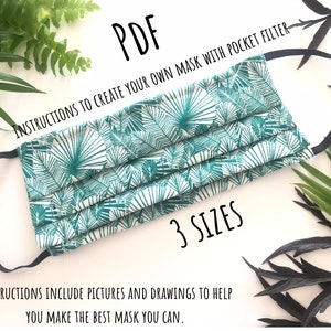 PDF Instructions To Make A Pleated Mask With Pocket Filter