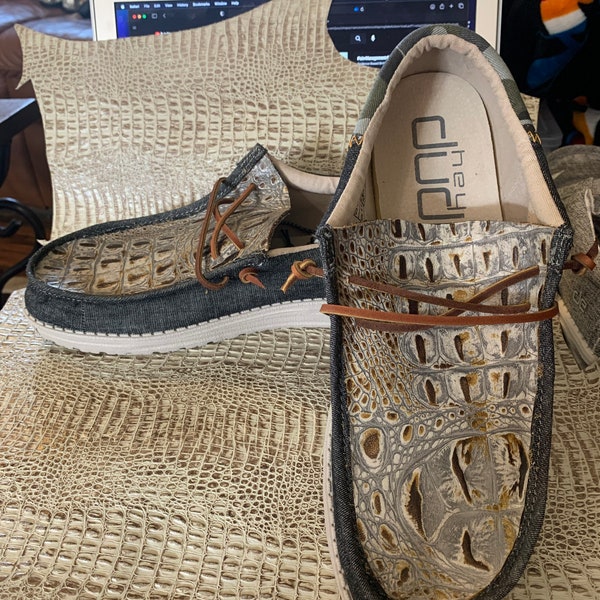 Men’s Alligator Customized Hey Dude