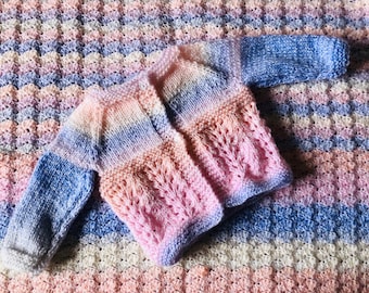 wave of light baby cardigan