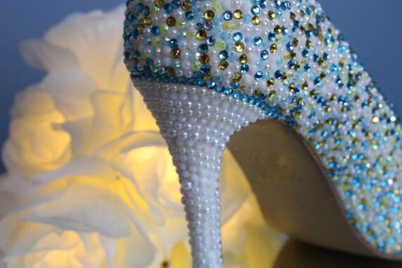 comfortable sparkly heels