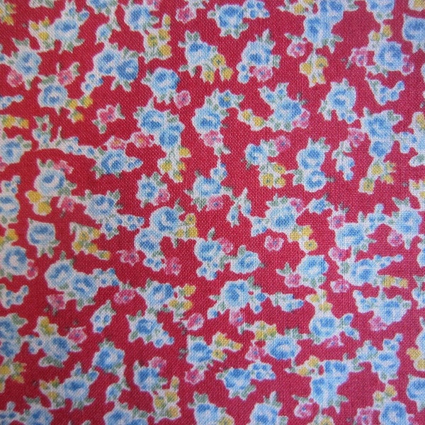 Neu!! YUWA Made in Japan Baumwolle Blatt Stoff 50x50cm süße Kawaii kleine Blumen Atsuko Matsuyama 30er Jahre Kollektion