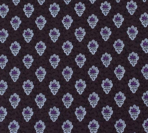 New!! Souleiado Petite Fleur des Champs sheeting made in Japan 110x100 night purple