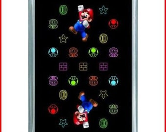 Club Nintendo Premium Mario Trump Playing Cards Gold & Clear Poker