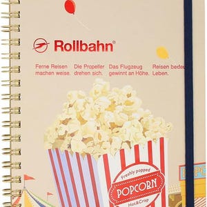 DELFONICS Rollbahn grid notitieboekje Groot formaat gemaakt in Japanse popcorn