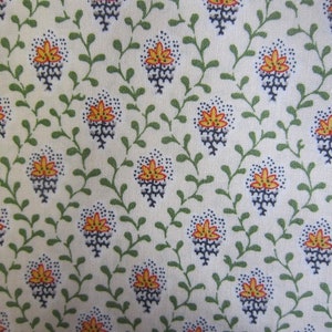 Nieuw!! Souleiado Petite Fleur des Champs beddengoed, gemaakt in Japan, limoengroen, 110 cm breed x 100 cm lang