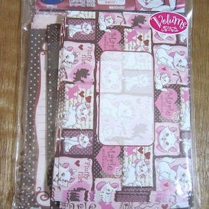 set of Disney Marie volume letter set rare retoro made in Japan from 1990' almost new