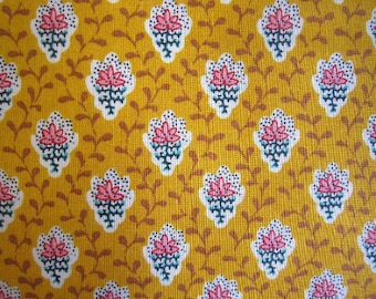 New!! Souleiado Petite Fleur des Champs sheeting made in Japan 110x100 yellow