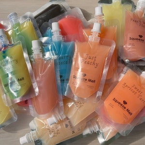 Fruity Delights Squeezable Wax Melts, Choose Your Scent, Wax Melts, Squeeze Wax Pouch, Para Soy Wax Melts, Wax Melts for warmer