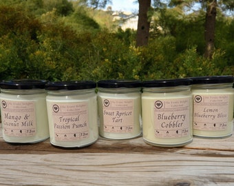 Bougies de soja faites maison : parfum fruité, combustion propre, pot réutilisable